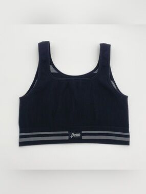 Penn Sports Bra Womens XL Black Gray Seamless Reversible